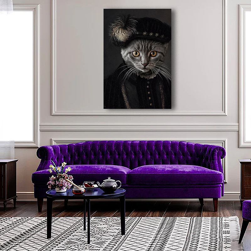 The Philosopher Custom Pet Portrait